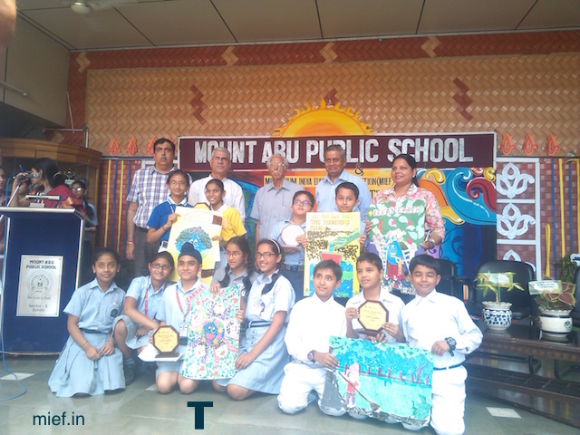 World Earth Day celebration MIEF Mount abu school